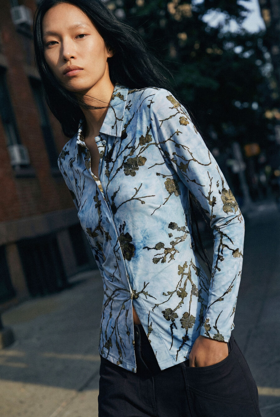 Flocked Shirt